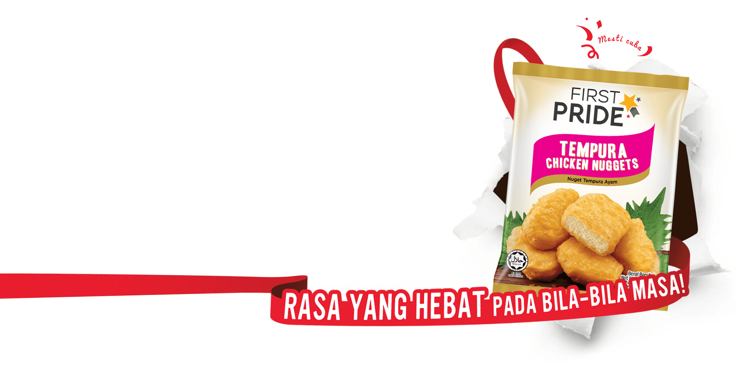 package great Taste Anytime banner